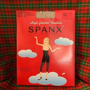 Spanx high-waisted footless pantyhose.